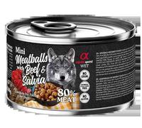 Alpha Spirit Boulettes de viande pour chien 6 x 200 g 6 x 200 g 6 x 200 g