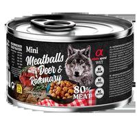 Alpha Spirit Boulettes de viande pour chien 6 x 200 g 6 x 200 g 6 x 200 g