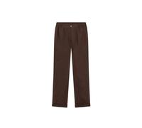 Alpha Studio - Pantalone in tela di lino - Homme - Pantalons - Brun - Taille: S
