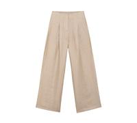 Alpha Studio - Pantalone Pince Aperta - Femme - Pantalons - Beige - Taille: 40 FR