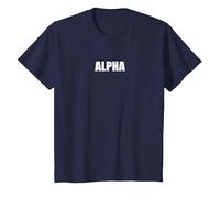 Alpha T-Shirt, Enfant, Bleu Marine, 10 Ans