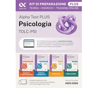 Alpha Test Plus Psicologia TOLC-PSI 2026-2027. Kit di preparazione Plus. Per test di ammissione universitari. Con piattaforma e simulatore online