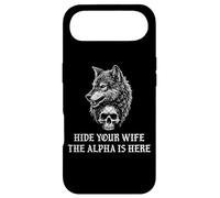 Alpha Wolf Hide Your Wife The Alpha is Here Werewolf Daddy Coque pour iPhone Air