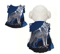 Alpha Wolf Leader M Vêtements pour petits chiens - Tenue d'été mignonne pour chiot, doux et respirant