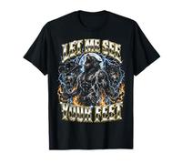 Alpha Wolf Let Me See Your Feet Funny Werewolf Meme Bootleg T-Shirt