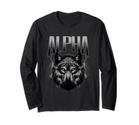Alpha Wolf : Libérez Votre Leader intérieur Graphique Femmes Hommes Manche Longue