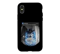 Alpha Wolf Sigma Wolf Motion Porte d'entrée Loup Solitaire Coque pour iPhone X/XS