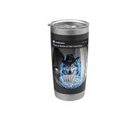 Alpha Wolf Sigma Wolf Motion Porte d'entrée Loup solitaire Gobelet isotherme en acier inoxydable double paroi