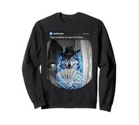 Alpha Wolf Sigma Wolf Motion Porte d'entrée Loup Solitaire Sweatshirt