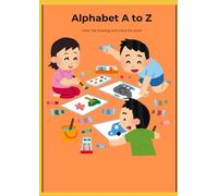 Alphabet A to Z: Color the drawing and trace the word