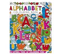Alphabet A to Z Colouring Book: 26 Letters, Tons of Coloring Fun