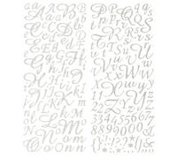 Artemio Sticker Alphabet Scrapbooking X 177, Autre, Argent, 14 x 0,2 x 24,5 cm 11004049