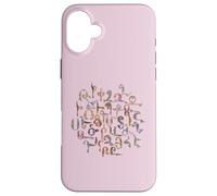 Alphabet Arménien Oiseaux Symboles Arménie Coque pour iPhone 16 Plus
