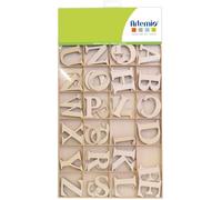 ALPHABET BOIS - 6X1.2 CM - 130 PIÈCES