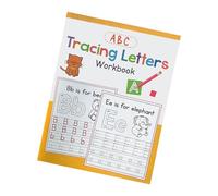 Alphabet Carnet d'exercices d'Écriture Papier Lettre Écriture Entraînement A4 Anglais Alphabet Exercices d'Écriture Manuel d'apprentissage Interactif pour Enfants 3-6 Ans avec Lettres Suivi pour