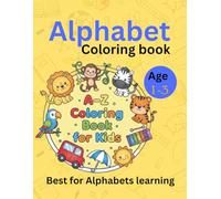 Alphabet coloring book: Best for Alphabet learning , kids coloring book with alphabets for age 1-3.
