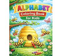Alphabet Coloring Book for Kids: Fun A-Z Letter Tracing and Coloring Pages for Preschool, Kindergarten & Toddlers Ages 3-6