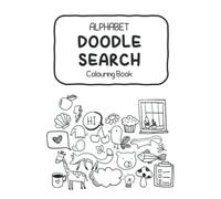 Alphabet Doodle Search: Colouring Book