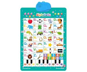 Alphabet Électronique Mural, Jouets Interactifs L'alphabet Électronique, Affiche Tactile Parlante L'alphabet Pour En-fants, Amusant Éducatif Parlant Jouet D'apprentissage, Pour Garçons Et Filles
