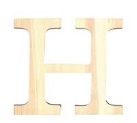 Alphabet En Bois 11,5cm Lettre H