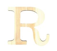 Alphabet En Bois 11,5cm Lettre R