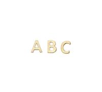 Alphabet En Bois Lettres Majuscules (30 Mm) Plateau