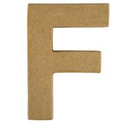 Alphabet En Papier Mâché 15 Cm Lettre F