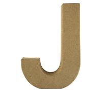 Alphabet En Papier Mâché 15 Cm Lettre J