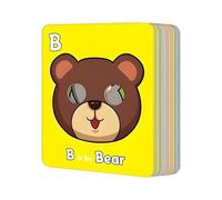 Alphabet Flash Cards, 26 Pieces Letter Cards, Preschool Learning Toy, Educational Animal Game, Early Childhood Activity for Teaching Letters Recognition and Phonics Skills to Children, 7.08 inches
