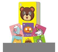 Alphabet Flash Cards, Educational Alphabet, Early Learning Toy Set, 7.87x7.09 inches, Colorful Visual Aids, for Speech Development, Parent Child Activity, Preschool, Kindergarten, Home Use
