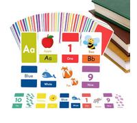 Alphabet Flash Cards for Kids - 58 Count Educational Funny Interactive