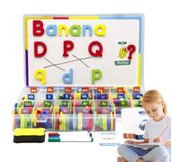 Alphabet Magnétique, Kit De Lettres Autocollantes Souples EVA | Jouet Éducatif De L'alphabet Coloré Précoce De 13.78 Pouces, 1300g, Symboles Et Cartes De Chiffres Colorés pour, Outil De Dévelo