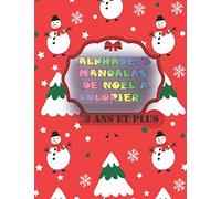 Alphabet Mandalas Noël à colorier: les lettres de l'alphabet sous forme de Mandalas de Noel à colorier par votre enfant