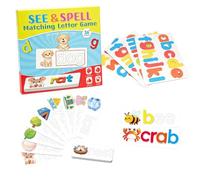 Alphabet Matching Game, Kids Sight Words Learning Activity Cards
