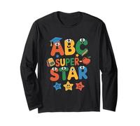 Alphabet Mignon de la rentrée Scolaire pour garçons et Filles d'ABC Superstar Manche Longue