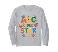 Alphabet Mignon de la rentrée Scolaire pour garçons et Filles d'ABC Superstar Manche Longue
