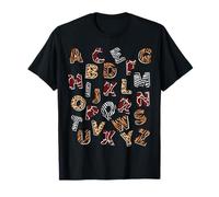 Alphabet motif animal africain - Guide de voyage Safari T-Shirt