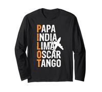 Alphabet Phonétique Pilote Papa India Lima Oscar Tango Manche Longue