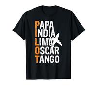 Alphabet Phonétique Pilote Papa India Lima Oscar Tango T-Shirt