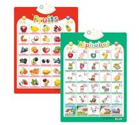 Alphabet Poster for Kids with Sound & Learning Modes, Electronic Wall Chart to Learn Arabic Letters, Numbers, and Words - Ideal Educational Tool (#6)