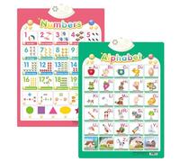Alphabet Poster for Kids with Sound & Learning Modes, Electronic Wall Chart to Learn Arabic Letters, Numbers, and Words - Ideal Educational Tool (#1)