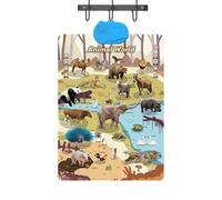 Alphabet Poster mural, Pädagogisches Alphabet Spielzeug, Interaktive Vorschul Poster - Für Mädchen Und Lehrer Homeschooling Kindergarten Zuhause Schule Spielzimmer