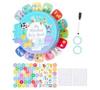 Alphabet Puzzle Book, Letter Math Challenge Books, 10.04x9.84 inch Early Childhood & Developmental Toy, Educational Preschool Activities for Boys, Girls, Learning and Fun Combined