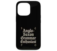 Alphabet runique Anglais Ancien Cadeau linguiste Anglo-Saxon Coque pour iPhone 13 Pro