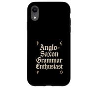 Alphabet runique Anglais Ancien Cadeau linguiste Anglo-Saxon Coque pour iPhone XR