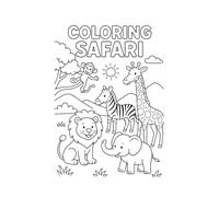 Alphabet Safari Coloring Book