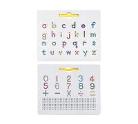 Alphabet Trainer - Kids Writing Practice, Wooden Engraving Slate, Cognitive Skill Development Pack | Foundational Literacy Practice Kit, for kids skill growth STEM Brain Development Logic Puzzle