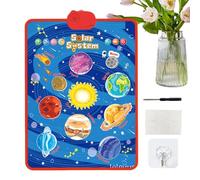 ALPHABET WALL TAMPLE - Affiche d'apprentissage électronique, tableau de discours parlant, jouet musical | Tableau de son éducatif, affichage d'enseignement interactif (pour les filles de 2 à 4 ans, ca
