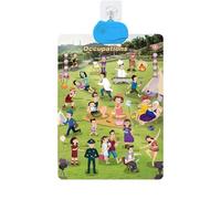 Alphabétiques pour Mur | Carte Son Parlant Anglais | Affiche d'apprentissage Interactive pour Les D'âge Préscolaire | Tableau Éducatif Fille Garçon Enseignant École À Domicile M