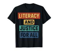 Alphabétisation et Justice pour Tous Audacieux Mouvement de plaidoyer T-Shirt
